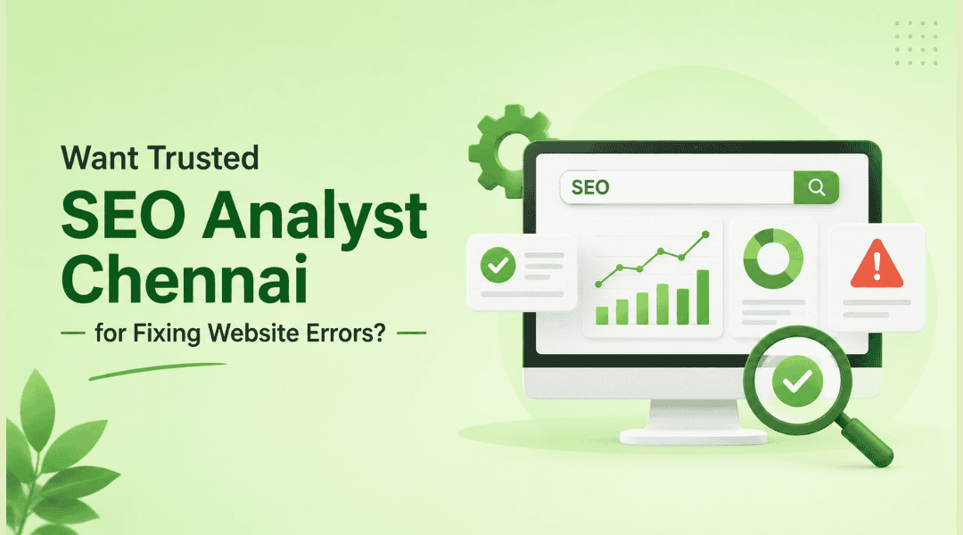 Want Trusted SEO Analyst Chennai for Fixing Website Errors?