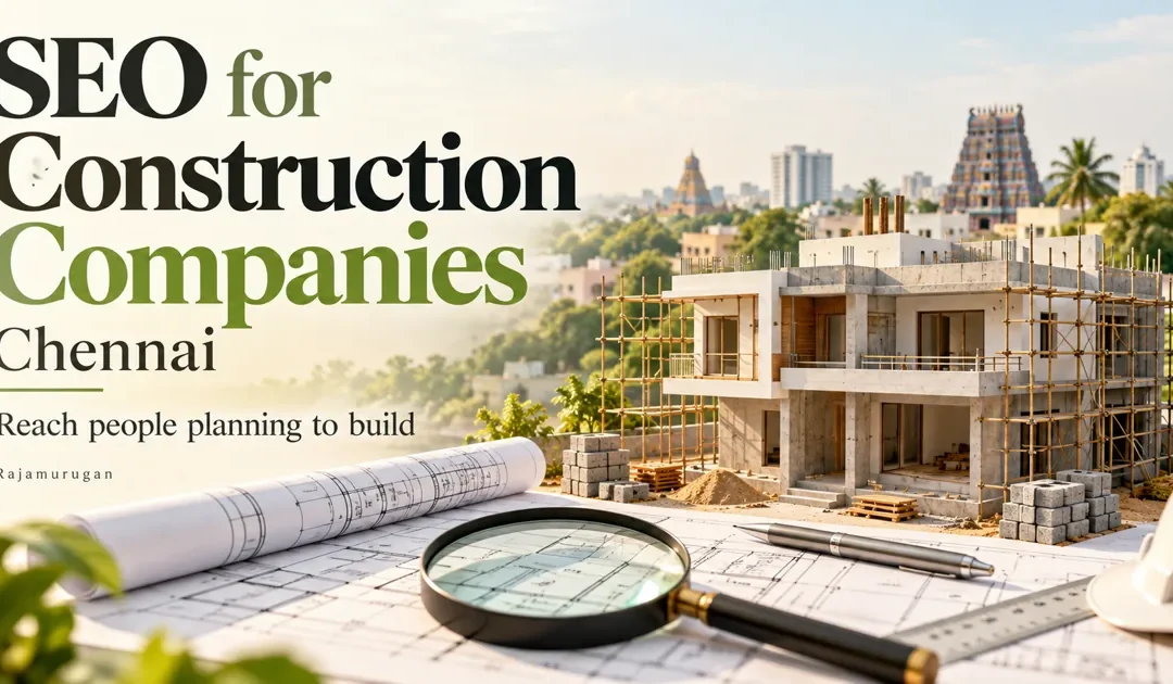 SEO for Construction Companies in Chennai: Reach People Planning to Build